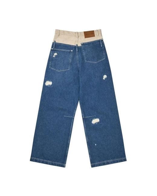 Munthe Blue Wide Jeans