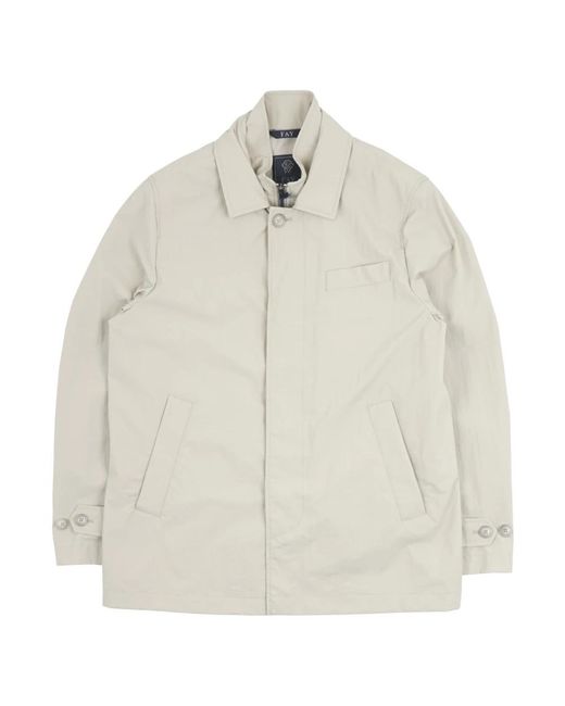 Fay White Light Jackets for men