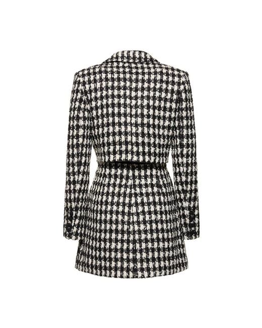 Self-Portrait Black Tweed Jackets