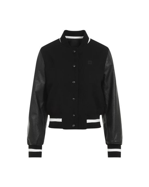 Givenchy 'varsity' Bomberjack in het Black
