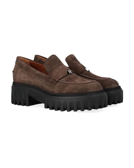 Hogan Brown Loafers