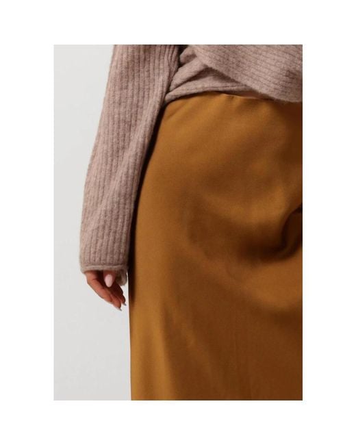 Bruuns Bazaar Brown Eleganter Maxi-Rock