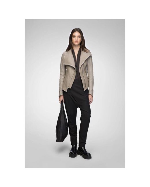 VESPUCCI by VSP Gray Daphne Niobe Wolljacke
