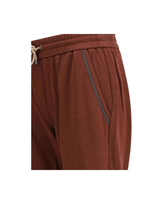 Brunello Cucinelli Brown Sweatpants