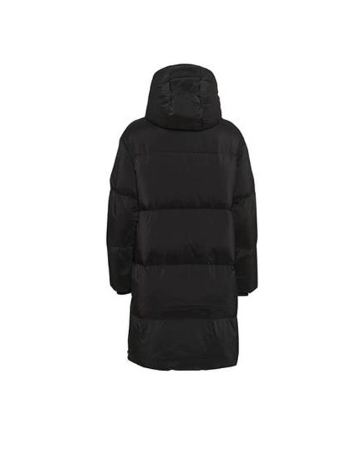 Part Two Black Schwarze Winterjacke Mit Daunenfüllung