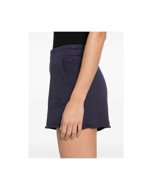 Autry Blue Shorts mit elastischem bund