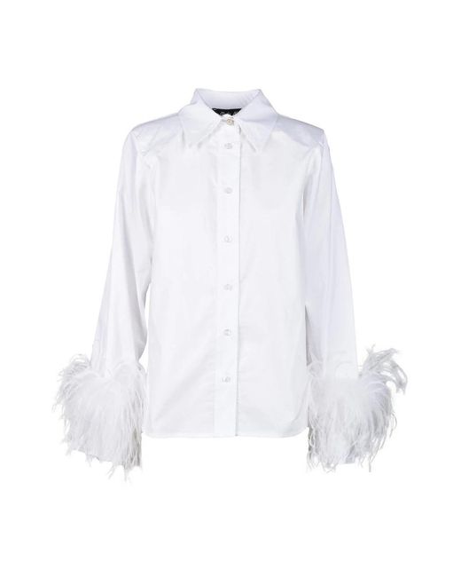 Giulia N Couture Overhemden ,Wit ,Katoen Witte Shirt Voor Vrouwen in het White