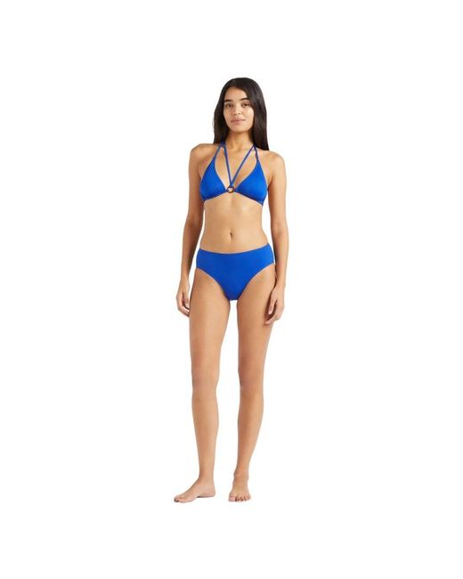 Vilebrequin Badmode ,Blauw ,Triangel Bikinitop Met Strikbandjes Voor in het Blue