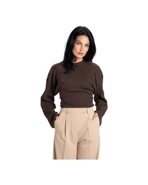 GUAJA. Blouses in het Brown