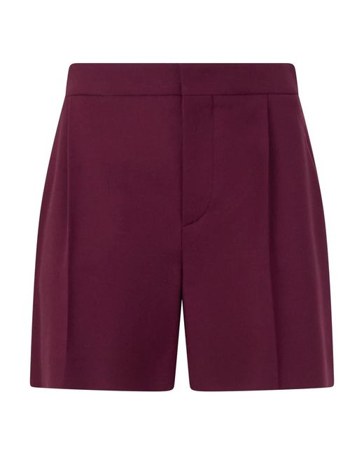 Alberta Ferretti Purple Casual Shorts