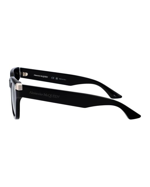 Alexander McQueen Stylische sonnenbrille am0439s in Black für Herren