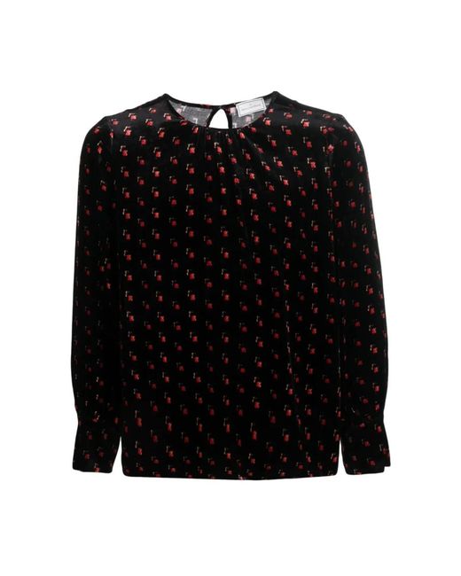 Pierre Louis Mascia Black Blouses
