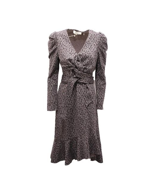 Diane von Furstenberg Brown Midi Dresses