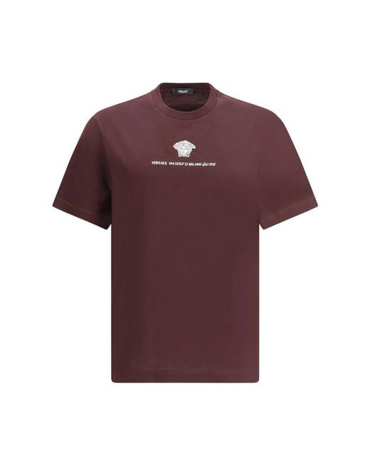 T-Shirts Versace de hombre de color Purple