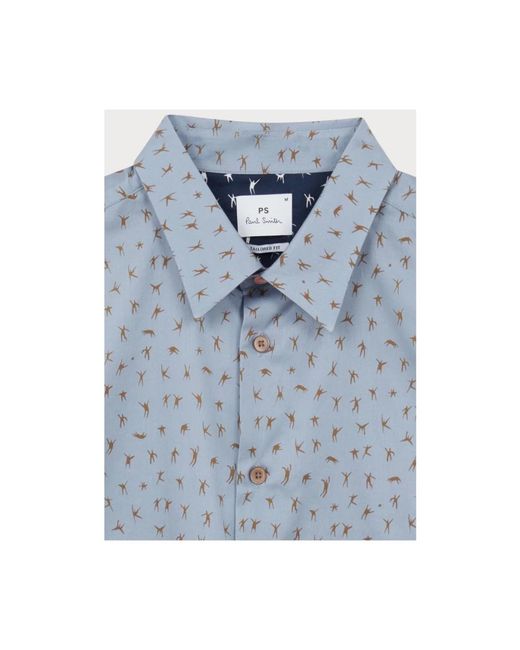 Paul Smith Blue Short Sleeve Shirts for men