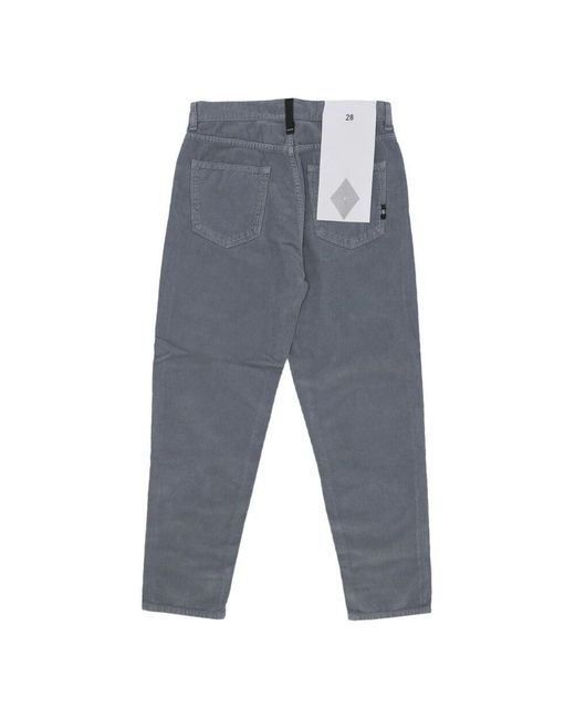 AMISH Gray Straight Trousers for men