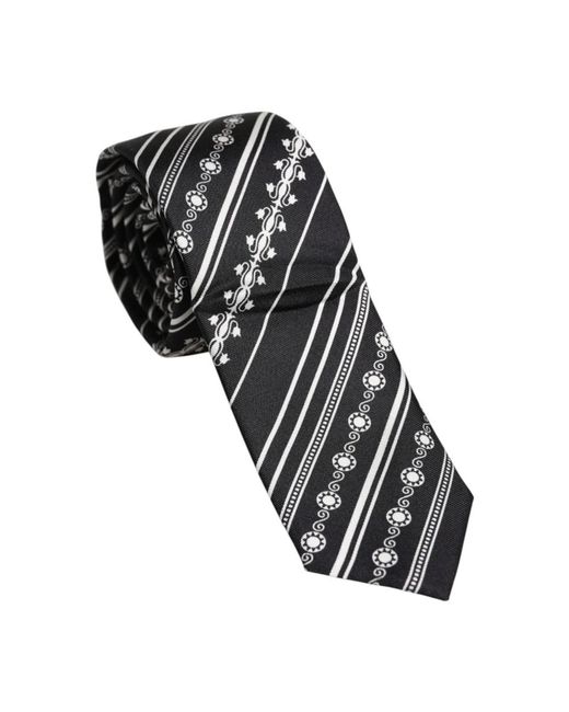Ties di Dolce & Gabbana in Black da Uomo
