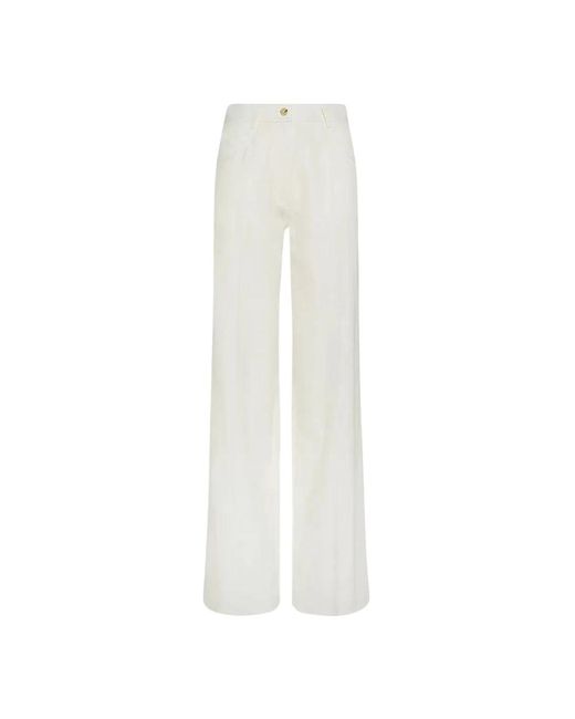 Forte Forte White Wide Trousers