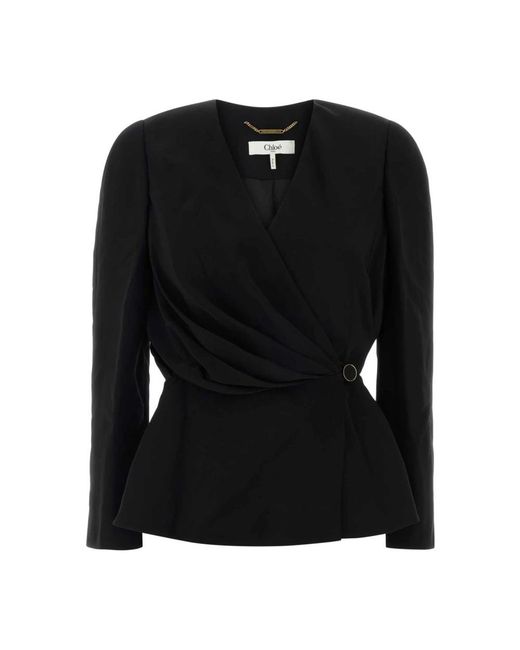 Chloé Black Blouses