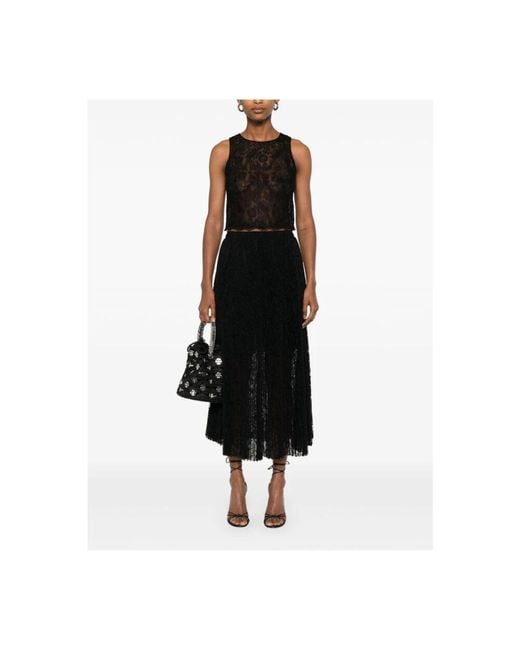 Sleeveless Tops Ermanno Scervino de color Black
