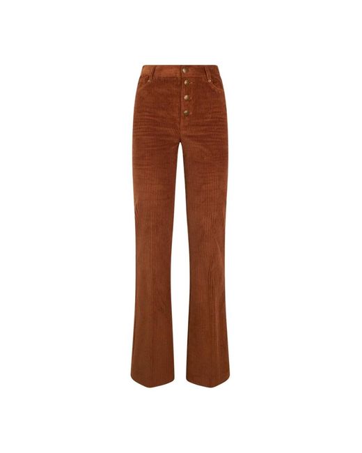 Twin Set Brown Wide Trousers