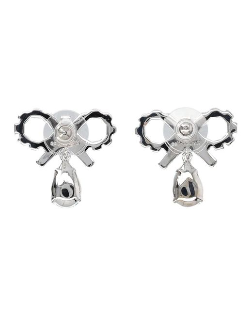 Earrings Self-Portrait en coloris White