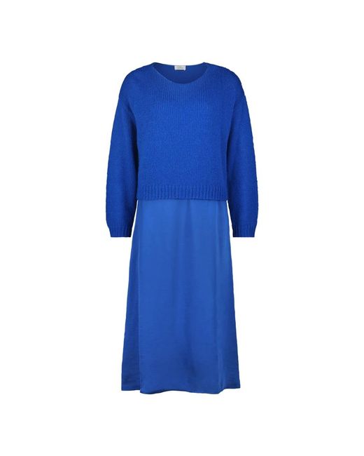 Vera Mont Blue Trendy casual kleid,trendiges casual-zweiteiler-kleid