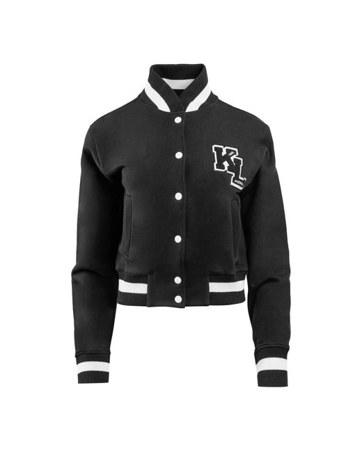 Karl Lagerfeld Bomber Jackets in het Black