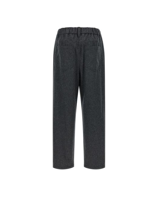 Brunello Cucinelli Mélange Wolbroek in het Gray