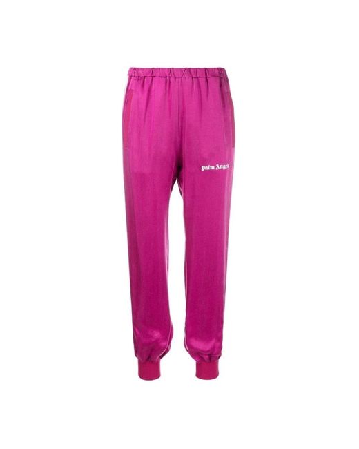 Palm Angels Pink Sweatpants for men