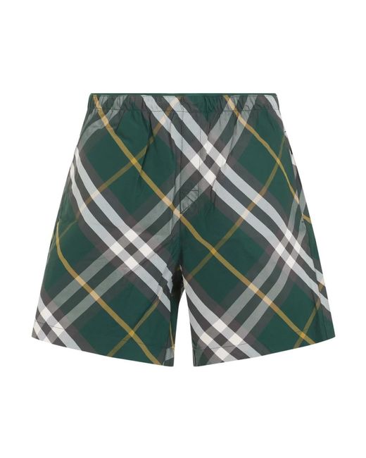Burberry Green Casual Shorts for men