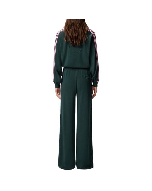 Pinko Green Grüne Sporthose Mit Seitenstreifen