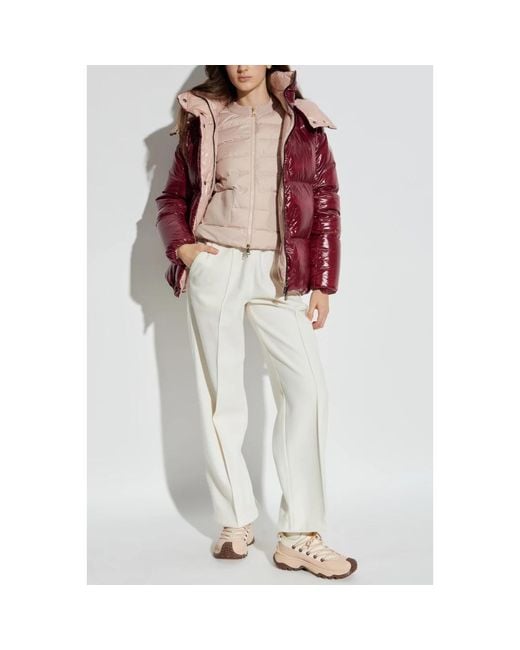Down Jackets di Moncler in Red