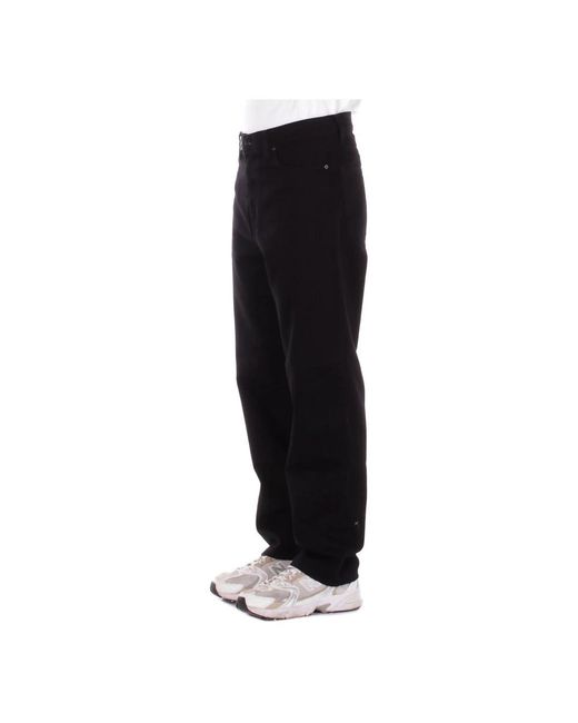 Carhartt Black Straight Fit Jeans for men