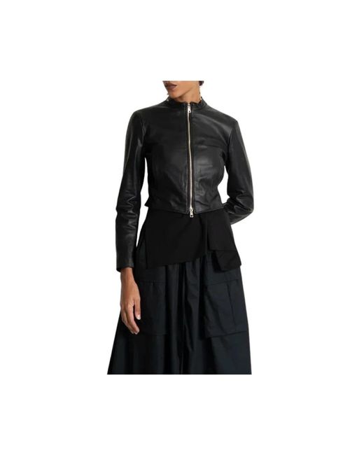 Kaos Black Leather Jackets
