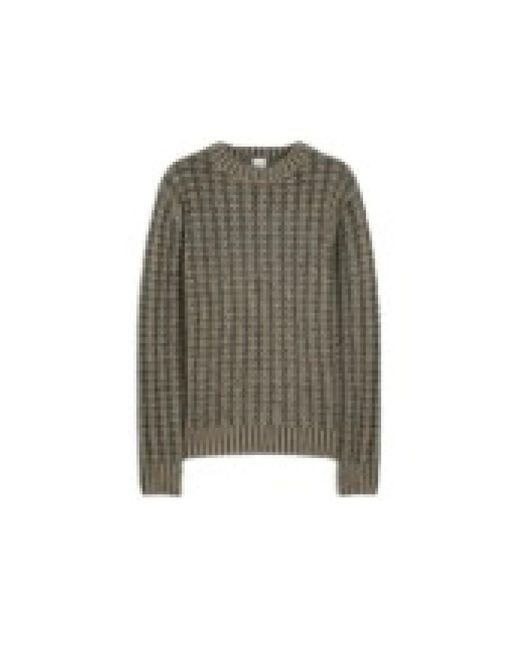 Aspesi Green Round-Neck Knitwear for men