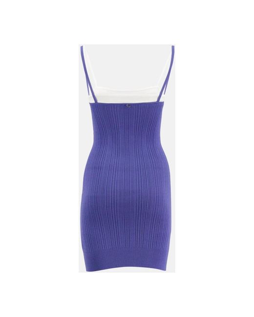 DIESEL Purple Knitted Dresses