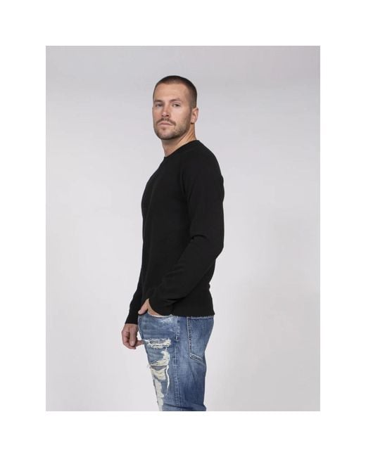 Round-Neck Knitwear DSquared² de hombre de color Black
