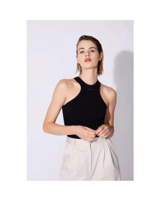 Barbara Bui Blue Sleeveless Tops