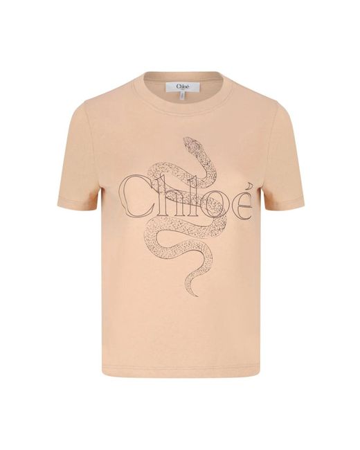 T-Shirts Chloé de color Natural