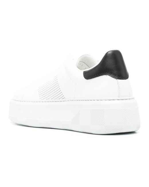 Woolrich White Chunky court sneakers