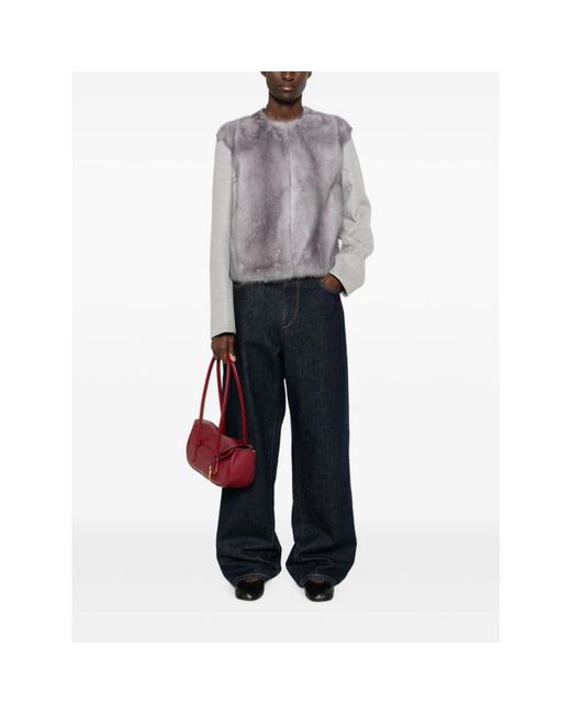 Fabiana Filippi Gray Light Jackets