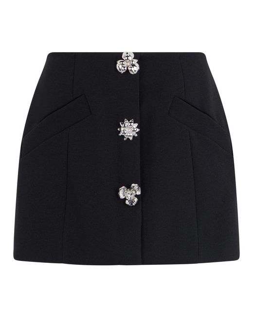 Blumarine Black Short Skirts