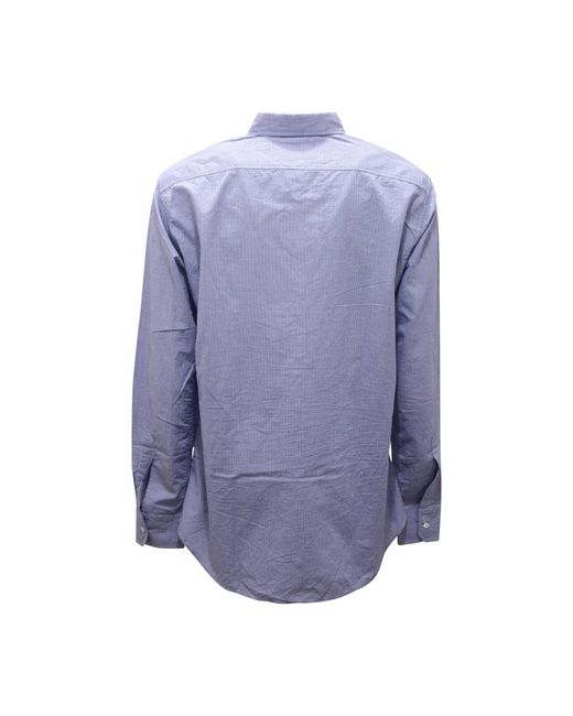 DSquared² Overhemden ,Blauw ,Blauw Micro Patroon Shirt in het Blue voor heren