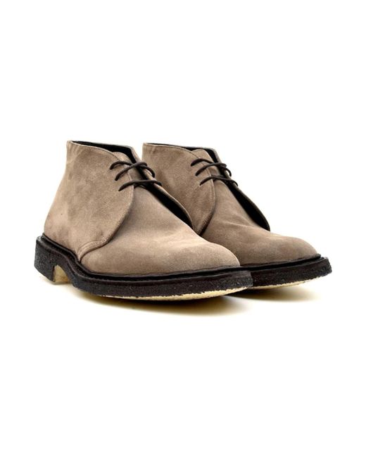 Tricker's Brown Lace-Up Boots for men