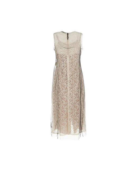 Fendi Natural Clothing Dresses