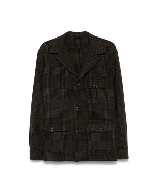 Finamore 1925 Black Light Jackets for men