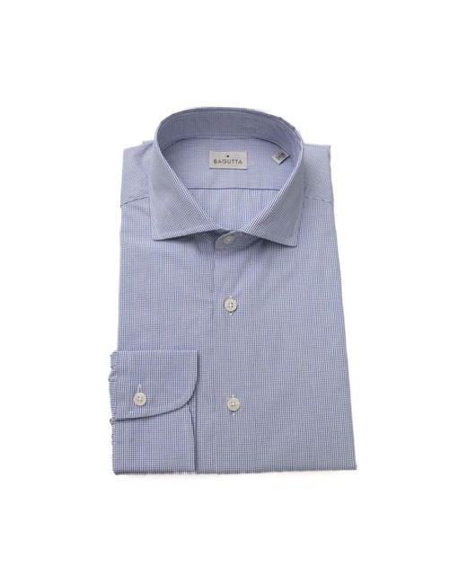 Bagutta Blue Casual Shirts for men