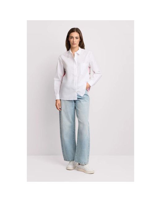 Kocca Overhemden ,Wit ,Camicia Con Stampa Pop-Art in het White
