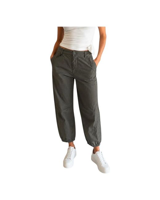 Tapered Trousers Please de color Gray